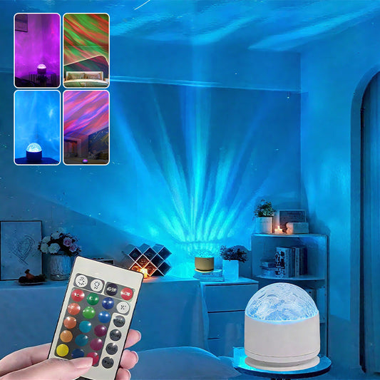 💐50% DE RÉDUCTION ! Projecteur Aurore avec Télécommande – Pilotage à Distance Facile 🌈📱【Offre Limitée】