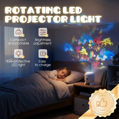 💐60% DE RÉDUCTION ! Projecteur LED Océan – Ambiance Aquatique pour Chambre & Salon 🌌🐟【Offre Limitée】