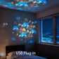 💐60% DE RÉDUCTION ! Projecteur LED Océan – Ambiance Aquatique pour Chambre & Salon 🌌🐟【Offre Limitée】