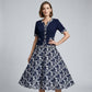 💐50% DE RÉDUCTION ! Robe A-Ligne à Imprimé Floral – Douce & Féminine pour le Printemps 🌸✨【Offre Limitée】