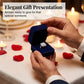 💐50% DE RÉDUCTION ! Bague Halo Brillante pour Soirées – Design Éclatant & Or Fini 🥂💃【Promo Exceptionnelle】