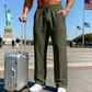 💐50% DE RÉDUCTION ! Pantalon droit homme taille élastique – Liberté de mouvement absolue 🏃‍♂️💨【Offre Limitée】
