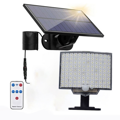 📢📢50 % de réduction !!⏰Éclairage extérieur à détecteur de mouvement solaire 106 LED avec télécommande