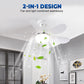 💐 50% DE RÉDUCTION ! Ventilateur Plafond avec Lumière LED – Variateur Inclus pour Ambiance Parfaite 💡✨【Promo Flash】