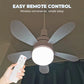💐 50% DE RÉDUCTION ! Ventilateur Plafond avec Lumière LED – Variateur Inclus pour Ambiance Parfaite 💡✨【Promo Flash】