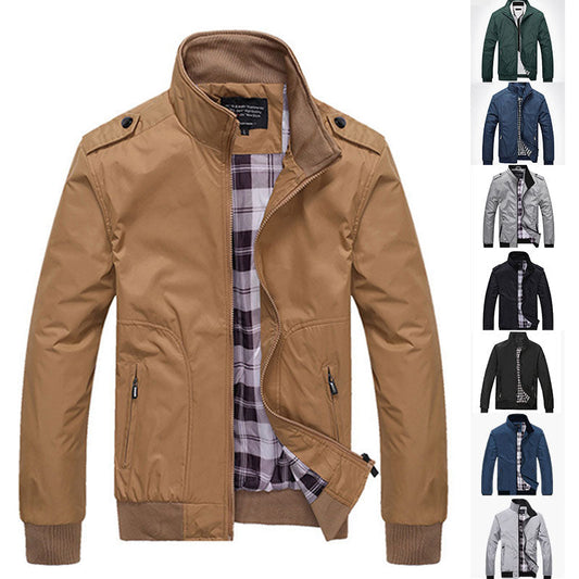 💐60% DE RÉDUCTION ! Veste Homme Col Montant – Look Élégant pour Bureau & Voyage 👔✨【Offre Flash】