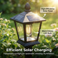 🌙🛒 -50% ! 🪴Lampe Solaire de Jardin à Base Jardinière – Charge Autonome, IP65 & Lumière Blanc Chaud