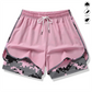 💐50% DE RÉDUCTION ! Short 2 en 1 Sport pour Femme – Tissu Respirant & Doublure Camouflage 🏃‍♀️💨【Offre Limitée】