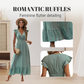 💐60% DE RÉDUCTION ! Robe Longue Volants & Fluide – Romantique & Aérienne 🦋🌺【Offre Limitée】