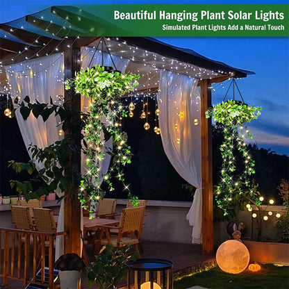 💐50% DE RÉDUCTION ! Lampe solaire suspendue en herbe – Ambiance chaleureuse pour jardin/balcon ✨🍃【Stock Limité】