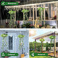💐50% DE RÉDUCTION ! Lampe solaire suspendue en herbe – Ambiance chaleureuse pour jardin/balcon ✨🍃【Stock Limité】