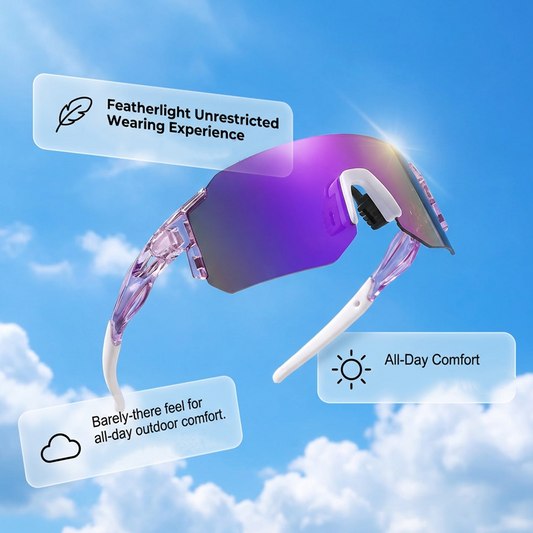 💐50% DE RÉDUCTION ! Lunettes de Sport Grand Cadre – Confort & Vue Panoramique 😎🏃 【Stock Limité】