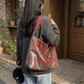 💐50% DE RÉDUCTION ! Sac Fourre-Tout à Carreaux – Style Rétro & Tendance 💅✨【Offre Limitée】