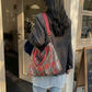 💐50% DE RÉDUCTION ! Sac Fourre-Tout à Carreaux – Style Rétro & Tendance 💅✨【Offre Limitée】