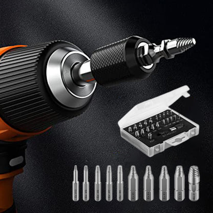 🔩⚙️ -60% ! 🛠️Extracteur de Vis 22/33 Pièces – Pour Vis Cassées, Abîmées & Rouillées.