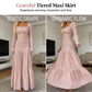 💐60% DE RÉDUCTION ! Robe Longue à Volants – Corsage Froncé & Encolure Carrée 🌺💎【Édition Limitée】