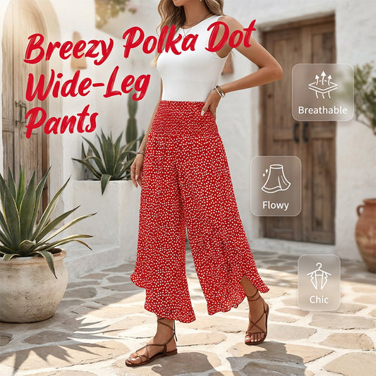 🔥 50 % de réduction aujourd'hui ! Pantalon ample à taille haute pour femme – Amincissant, confortable et chic