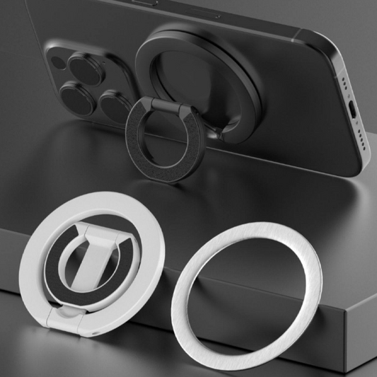 📱🛒 -60% ! 💍 Support Magnétique Double Face pour Smartphone – Anneau de Maintien Sécurisé, Pied Pliable & Ultra-Fin.