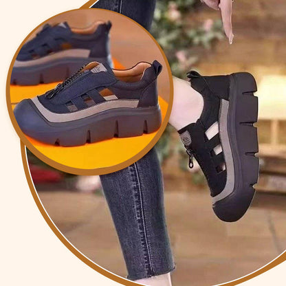 💐60% DE RÉDUCTION ! Plateforme Rétro Ajourée – Semelle Moelleuse & Design Élégant 🌸☁️【Prix Fou】