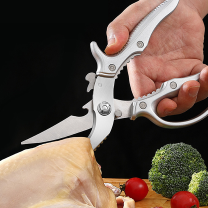 💐50% DE RÉDUCTION ! Ciseaux de Cuisine Multifonction – Lame en Acier Inoxydable & Prise en Main Ergonomique 🔪🍗【Offre Limitée】
