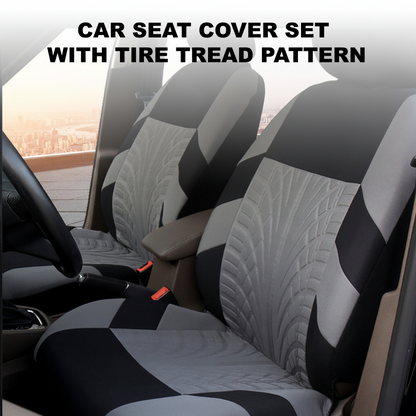 🚗🛥️ -60% ! 🎨 Ensemble de Housses de Siège de Voiture – Motif Bande de Roulement, Tissu Respirant & Universel.