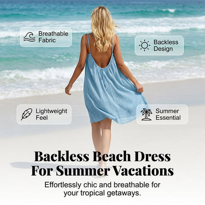 💐50% DE RÉDUCTION ! Robe dos nu ajustable – Confort et ajustement parfait 🌸👗【Offre Limitée】