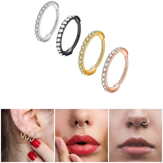 💐60% DE RÉDUCTION ! Anneau Nez Diamant – Cadeau Parfait pour Elle 🎁💖【Offre Spéciale】