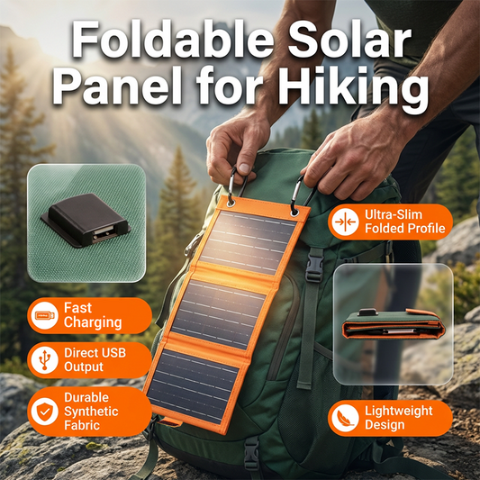 💐50% DE RÉDUCTION ! Panneau Solaire de Voyage 10W – Idéal pour Camping & Randonnée ⛺🏕️【Offre Limitée】