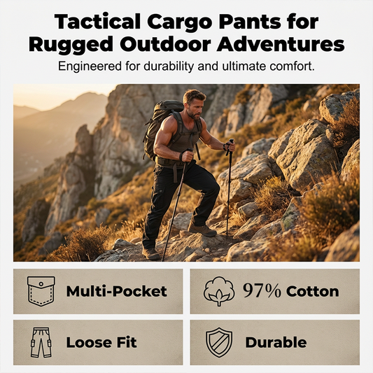 💐 50% DE RÉDUCTION ! Pantalon Cargo Tactique – Multi-Poches pratiques pour tous vos outils 🧰🔧【Offre Limitée】