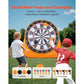 ✨ 50 % de réduction + livraison gratuite 🔥 Cible de fléchettes gonflable en forme de ballon de football, cible géante, livrée avec 2 ballons de football et une pompe à air, s'installe en 3 minutes, idéale pour les grands jeux dans le jardin