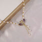 💐53% DE RÉDUCTION ! Collier Violet à Deux Cygnes – Idée Cadeau pour Elle 🎁💖【Offre Exceptionnelle】