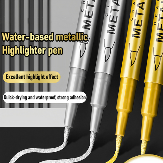 🖊️⚡💧 OFFRE LIMITÉE 50% DE RÉDUCTION! Marqueurs Métalliques Imperméables à Séchage Rapide – Permanents sur Verre, Métal, Plastique & Bois, Anti-Bavures, Résistent à la Décoloration – Parfaits pour Loisirs Créatifs, Étiquetage & Projets DIY 🎨📦