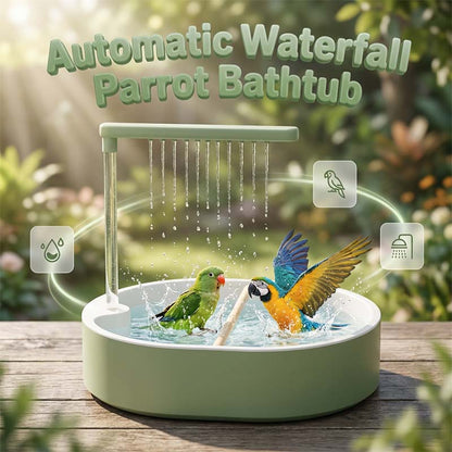 💐60% DE RÉDUCTION ! Bain d‘Oiseaux Électrique – Douche Pluie Rafraîchissante 🌧️🕊️【Offre Limitée】