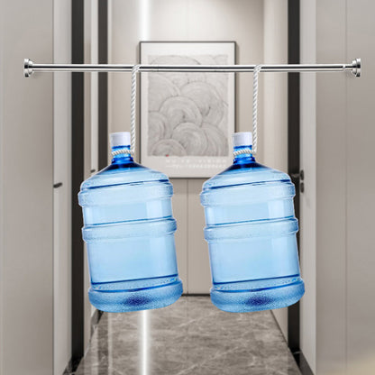 🚿🛒 -50% ! 🪝Triangle Extensible Sans Trou – Acier Inoxydable, Réglable 70-292 cm & Embouts Antidérapants