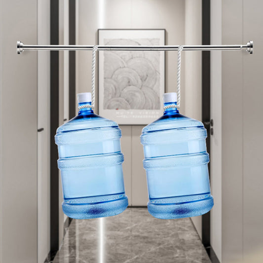 🚿🛒 -50% ! 🪝Triangle Extensible Sans Trou – Acier Inoxydable, Réglable 70-292 cm & Embouts Antidérapants