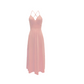 💐50% DE RÉDUCTION ! Robe Longue Décontractée – Col V, Bretelles Fines, Fente Haute 🌸🦋【Offre Limitée】