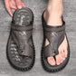 💐50% DE RÉDUCTION ! Sandales Homme en Cuir Souple et Respirant – Idéales pour les Pieds Larges 👣💨【Offre Limitée】