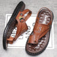 💐50% DE RÉDUCTION ! Sandales Homme en Cuir Souple et Respirant – Idéales pour les Pieds Larges 👣💨【Offre Limitée】