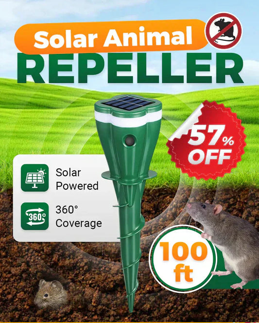 💐 PROMO EXCEPTIONNELLE -50% ! Répulsif Solaire Haute Efficacité – Zéro Pile, Zéro Produit Chimique, Résiste à la Pluie ☀️💧 【Offre Limitée】