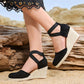 💐60% DE RÉDUCTION ! Espadrilles à Lanières Croisées – Style Bohème, Idéales pour les Vacances 🌴🌺【Offre Limitée】