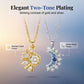 🌙 50% DE RÉDUCTION! ✨ Collier Pendentif Soleil et Lune avec Strass – Design Détaillé, Fini Lumineux & Parfait Pour Un Look Céleste Au Quotidien ☀️