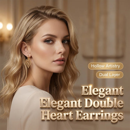 💐50% DE RÉDUCTION ! Boucles d’Oreilles Créoles Cœur – Ultra Légères à Porter Toute la Journée 💗🕊️【Offre Limitée】