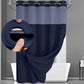 🚿🛁 PROMO -50% ! Rideau de Douche Motif Waffle – Double Couche Imperméable, Accrochage Boutons-Pression Sans Anneaux, Fenêtre Transparente Lumineuse · 5 Coloris · 183×190cm ✨