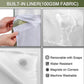 🚿🛁 PROMO -50% ! Rideau de Douche Motif Waffle – Double Couche Imperméable, Accrochage Boutons-Pression Sans Anneaux, Fenêtre Transparente Lumineuse · 5 Coloris · 183×190cm ✨