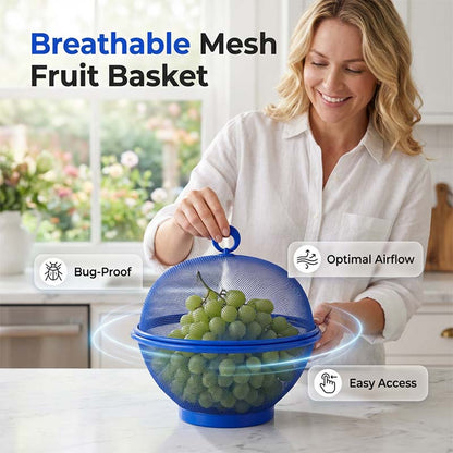 💐50% DE RÉDUCTION ! Panier à Fruits Fermé – Facile à Transporter, Ne Se Renverse Pas 🚗🍇【Offre Limitée】