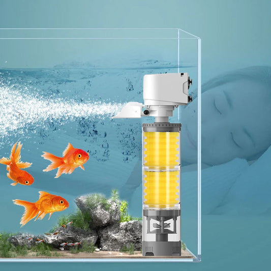 💐50% DE RÉDUCTION ! Filtre Électrique Ultra-Silencieux – Idéal pour Aquarium Dormitory 😴🐠【Offre Limitée】