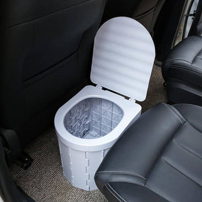🌿🧘‍♀️👨‍👩‍👧‍👦 OFFRE LIMITÉE 50% DE RÉDUCTION! Toilettes de Voyage Portables – Siège Rembourré, Couvercle Anti-Odeurs, Se Plie à Plat – Idéales pour Concerts en Plein Air, Festivals, Chasse ou Soins aux Personnes Âgées 🎶🦌
