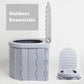 🌿🧘‍♀️👨‍👩‍👧‍👦 OFFRE LIMITÉE 50% DE RÉDUCTION! Toilettes de Voyage Portables – Siège Rembourré, Couvercle Anti-Odeurs, Se Plie à Plat – Idéales pour Concerts en Plein Air, Festivals, Chasse ou Soins aux Personnes Âgées 🎶🦌