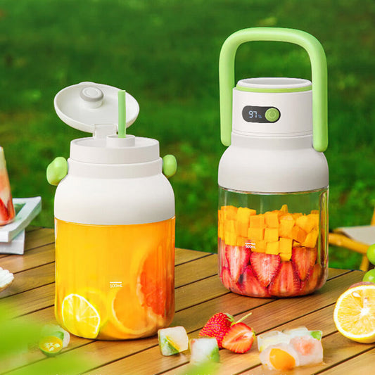 💐50% DE RÉDUCTION ! Mélangeur Rechargeable Puissant – Lames en Acier pour Glace & Fruits 🧊🥭【Prix FOU】