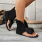 👠💫 -50% ! 🎀Sandales Rétro à Bout Fendu et Gros Nœud.